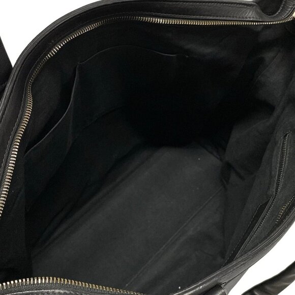 Auth BALENCIAGA Black Out City 459509 Black Leather Handbag - Picture 13 of 16